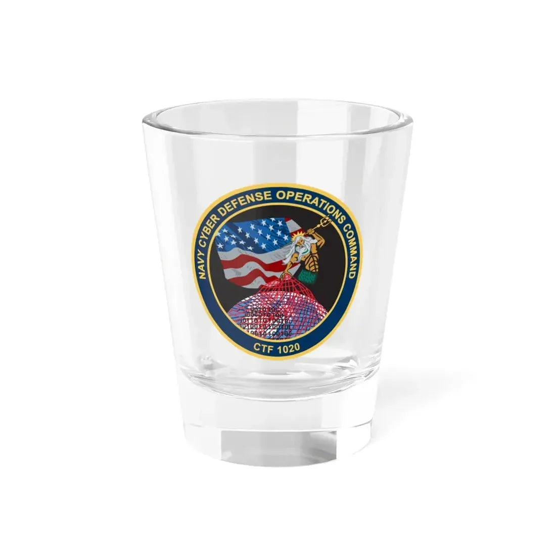 NCDOC CPOA CTF 1020 (U.S. Navy) Shot Glass 1.5oz 1.5oz - Go Mug Yourself