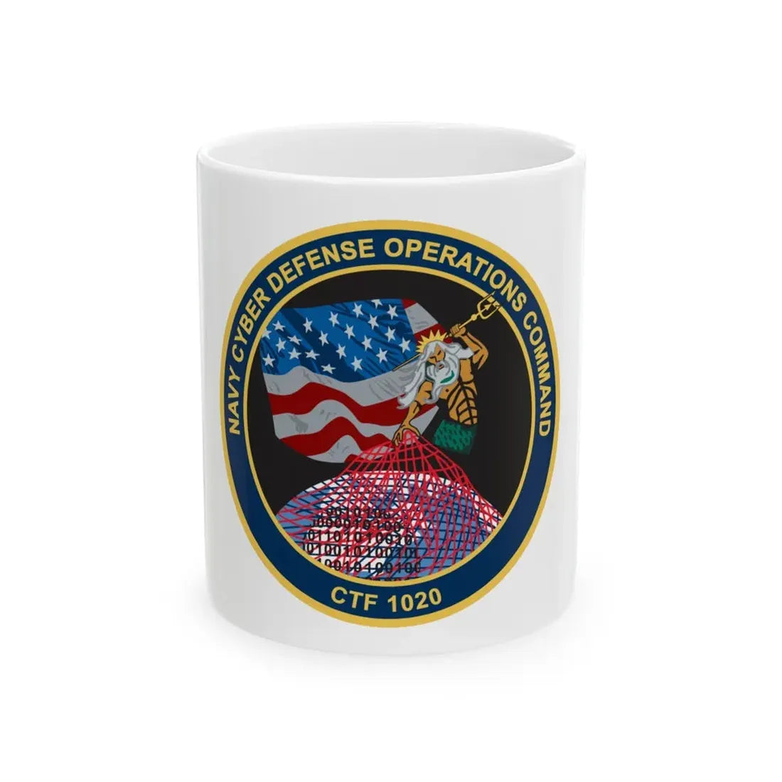 NCDOC CPOA CTF 1020 (U.S. Navy) White Coffee Mug 11oz - Go Mug Yourself