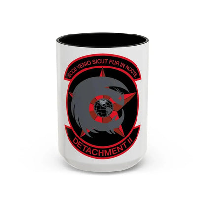 NCOIC Detachment 2 (U.S. Air Force) Accent Coffee Mug 15oz Black - Go Mug Yourself