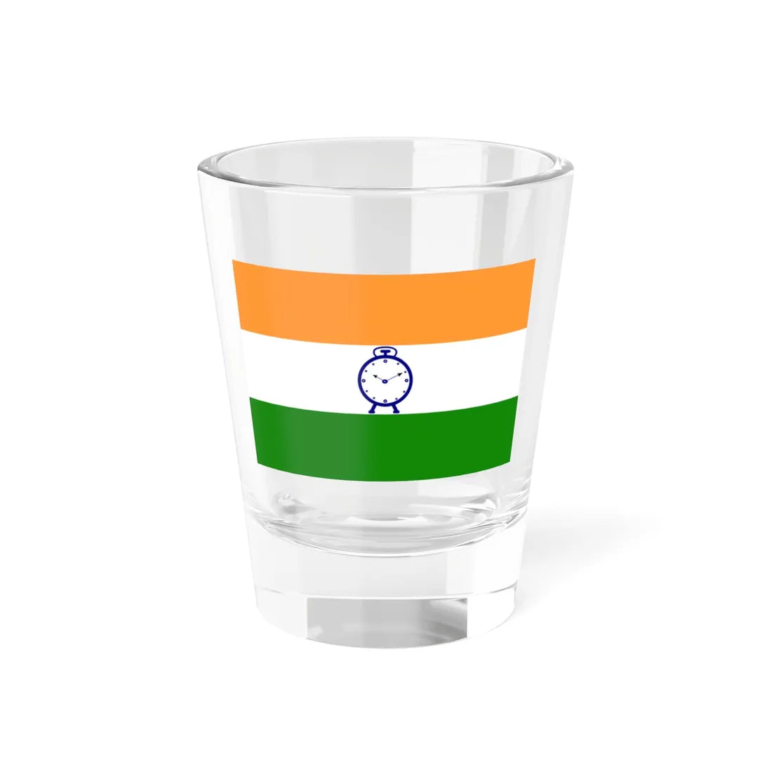 NCP-flag (India) Shot Glass 1.5oz 1.5oz - Go Mug Yourself