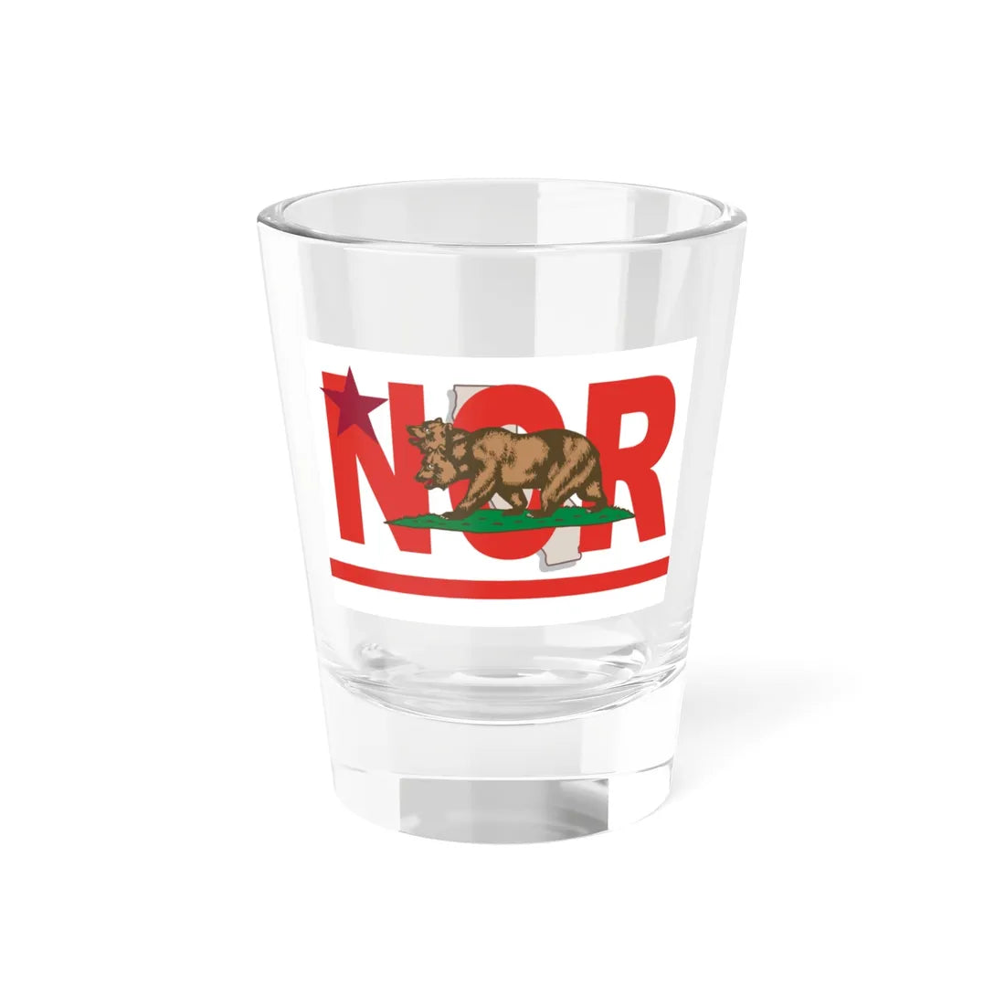 NCR Flag Fallout 2 (United States) Shot Glass 1.5oz 1.5oz - Go Mug Yourself