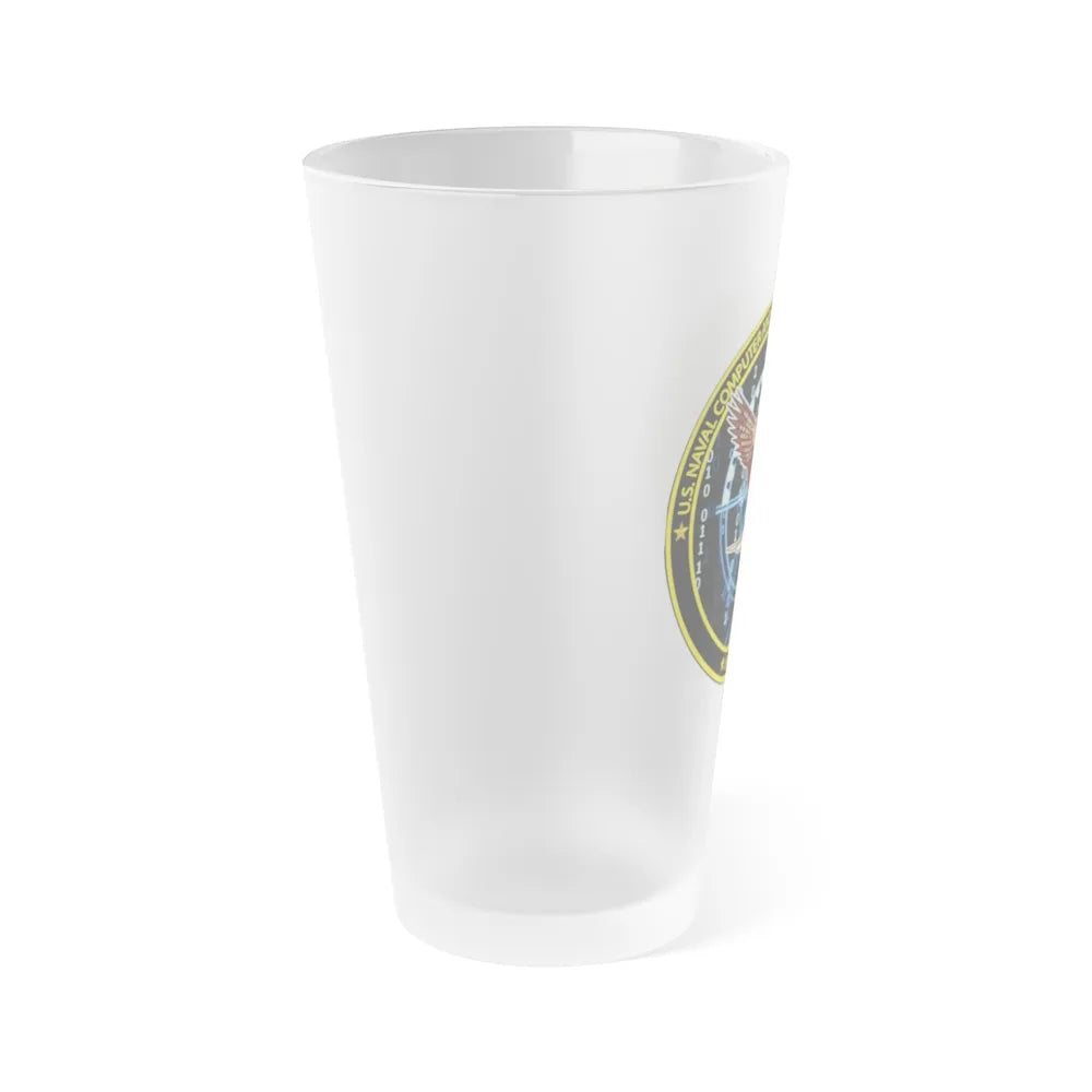 NCTS Bahrain (U.S. Navy) Frosted Pint Glass 16oz-Go Mug Yourself