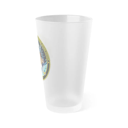 NCTS Bahrain (U.S. Navy) Frosted Pint Glass 16oz-Go Mug Yourself