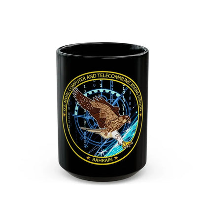 NCTS Bahrain (U.S. Navy) Black Coffee Mug 15oz - Go Mug Yourself