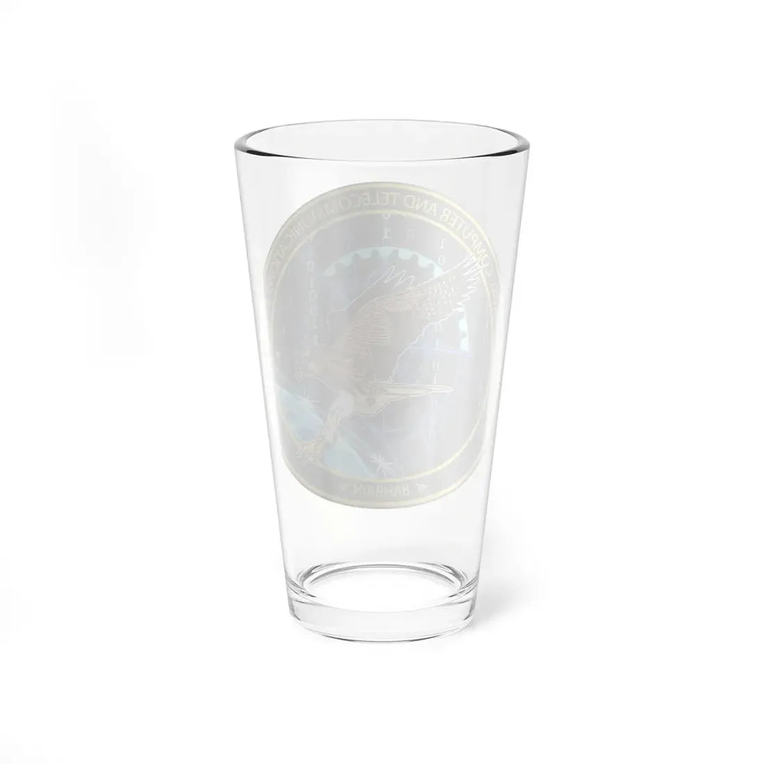 NCTS Bahrain (U.S. Navy) Pint Glass 16oz - Go Mug Yourself