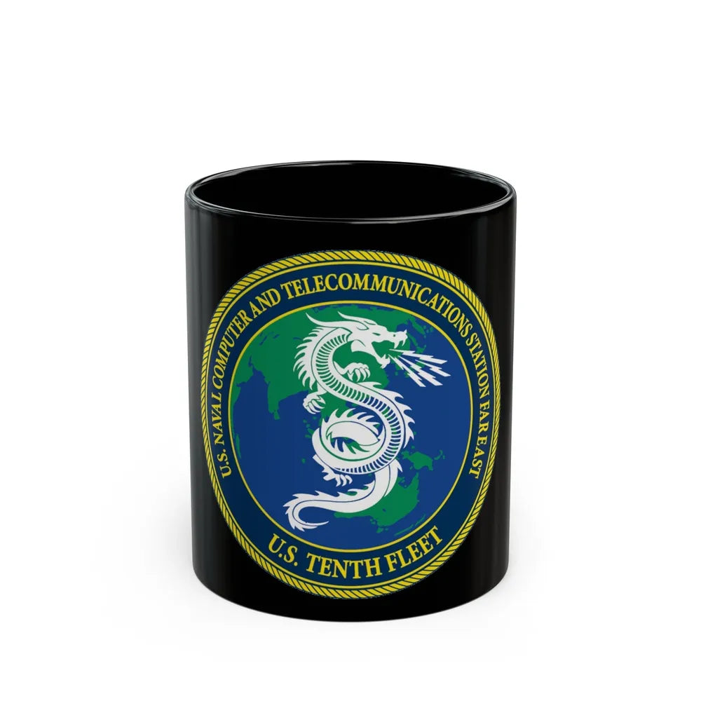 NCTS Far East (U.S. Navy) Black Coffee Mug-11oz-Go Mug Yourself