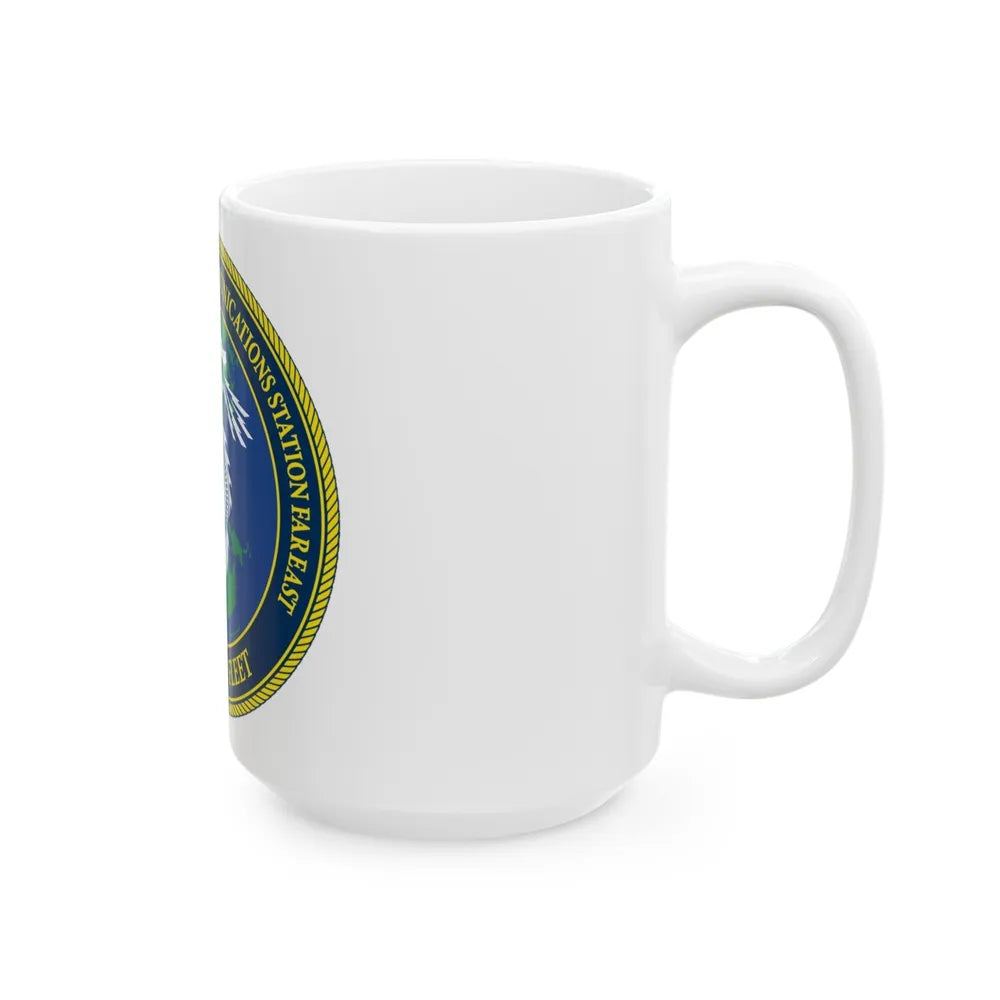 NCTS Far East (U.S. Navy) White Coffee Mug-Go Mug Yourself