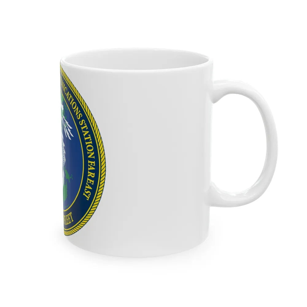 NCTS Far East (U.S. Navy) White Coffee Mug-Go Mug Yourself