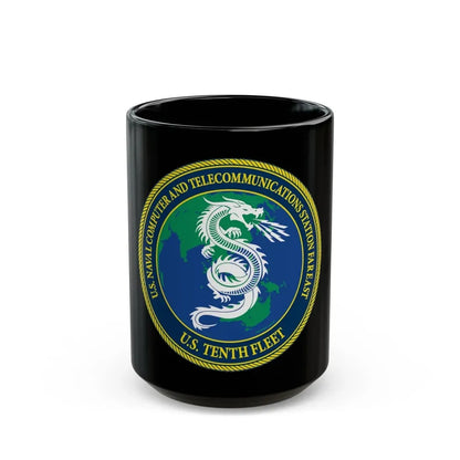 NCTS Far East (U.S. Navy) Black Coffee Mug 15oz - Go Mug Yourself