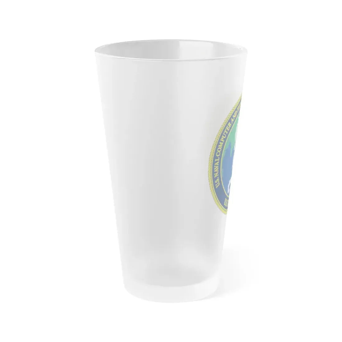 NCTS Far East (U.S. Navy) Frosted Pint Glass 16oz - Go Mug Yourself