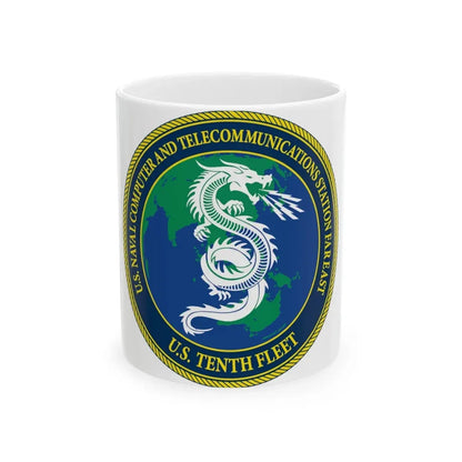 NCTS Far East (U.S. Navy) White Coffee Mug 11oz - Go Mug Yourself