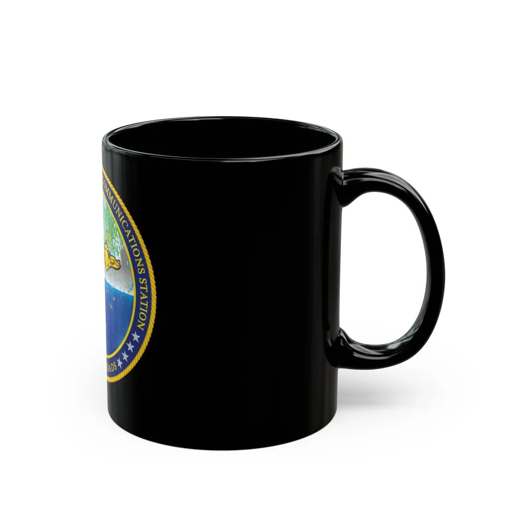 NCTS Hampton Roads (U.S. Navy) Black Coffee Mug-Go Mug Yourself