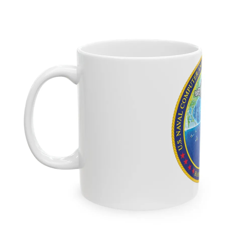 NCTS Hampton Roads (U.S. Navy) White Coffee Mug-Go Mug Yourself