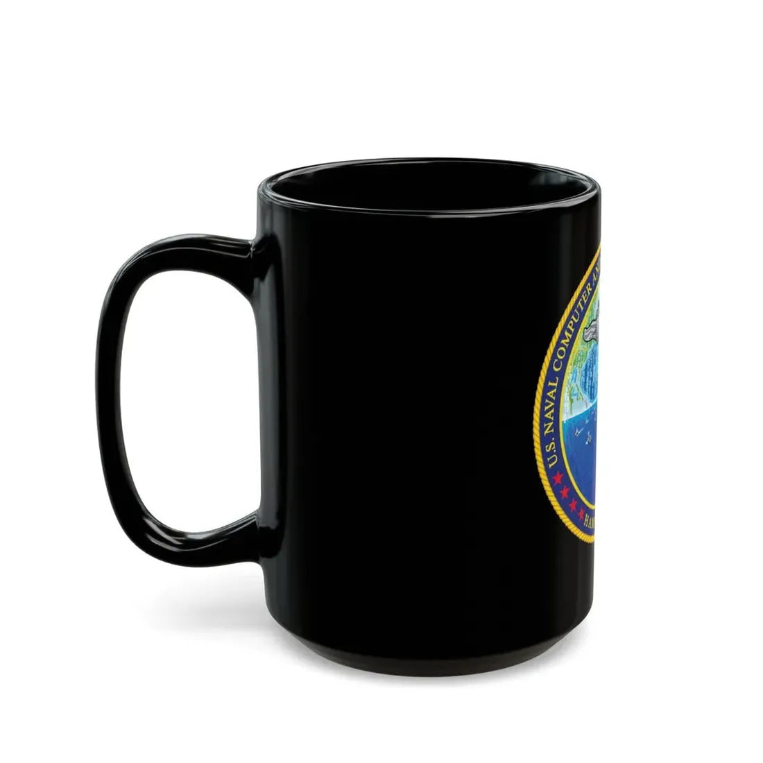 NCTS Hampton Roads (U.S. Navy) Black Coffee Mug - Go Mug Yourself