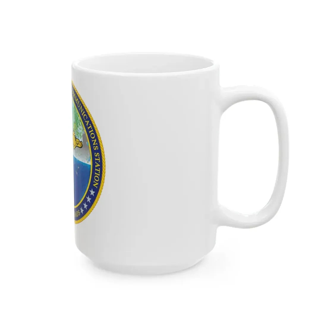NCTS Hampton Roads (U.S. Navy) White Coffee Mug - Go Mug Yourself