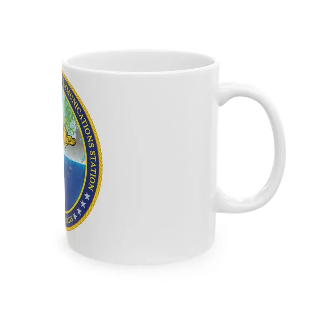 NCTS Hampton Roads (U.S. Navy) White Coffee Mug - Go Mug Yourself