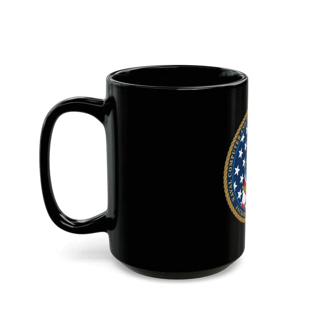 NCTS Jacksonville (U.S. Navy) Black Coffee Mug - Go Mug Yourself