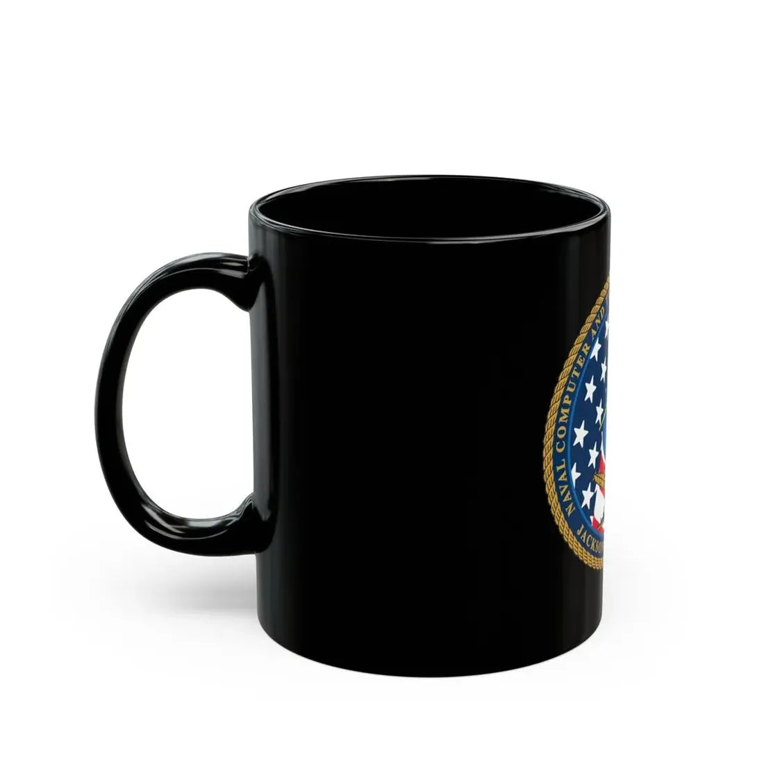 NCTS Jacksonville (U.S. Navy) Black Coffee Mug - Go Mug Yourself