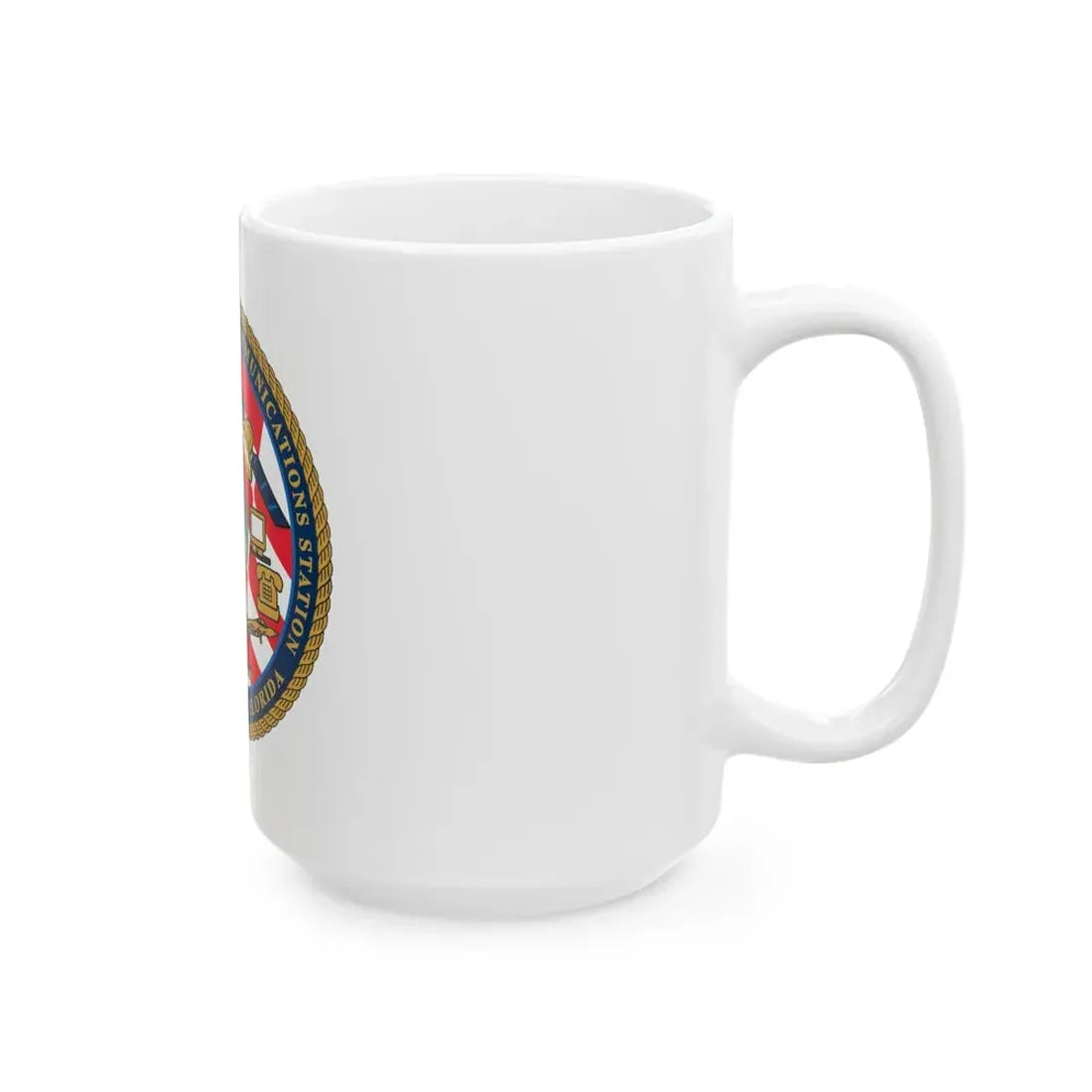 NCTS Jacksonville (U.S. Navy) White Coffee Mug - Go Mug Yourself