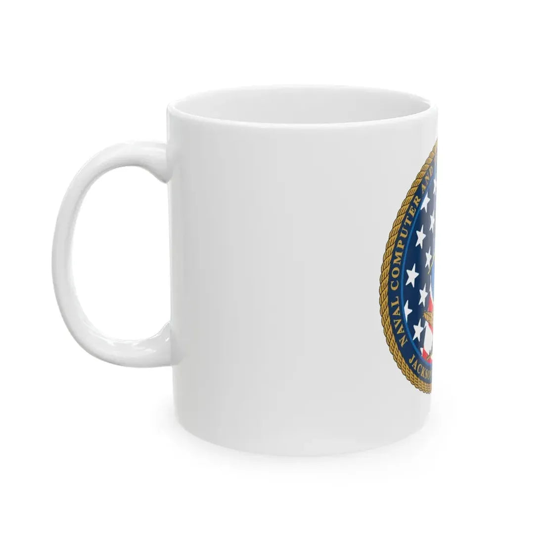 NCTS Jacksonville (U.S. Navy) White Coffee Mug - Go Mug Yourself