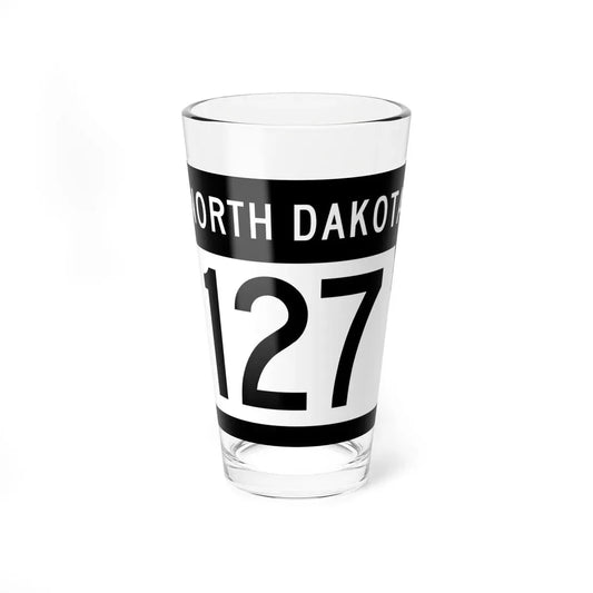 ND-127 2015 (North Dakota) (Road Sign) Pint Glass 16oz 16oz - Go Mug Yourself