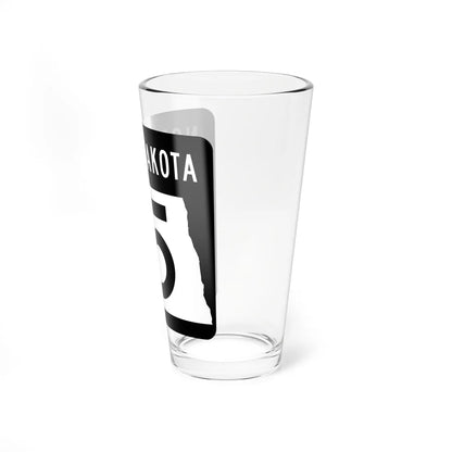 ND-15 2015 (North Dakota) (Road Sign) Pint Glss 16oz - Go Mug Yourself