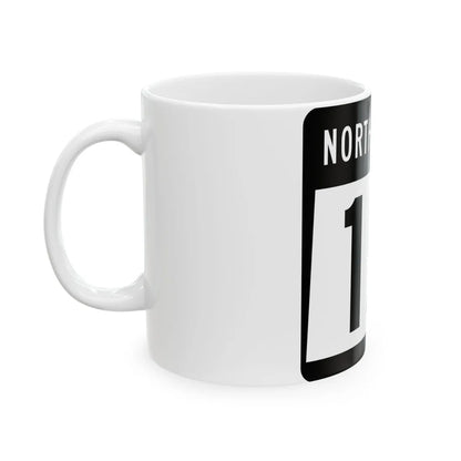 ND-15 2015 (North Dakota) (Road Sign) White Coffee Mug - Go Mug Yourself