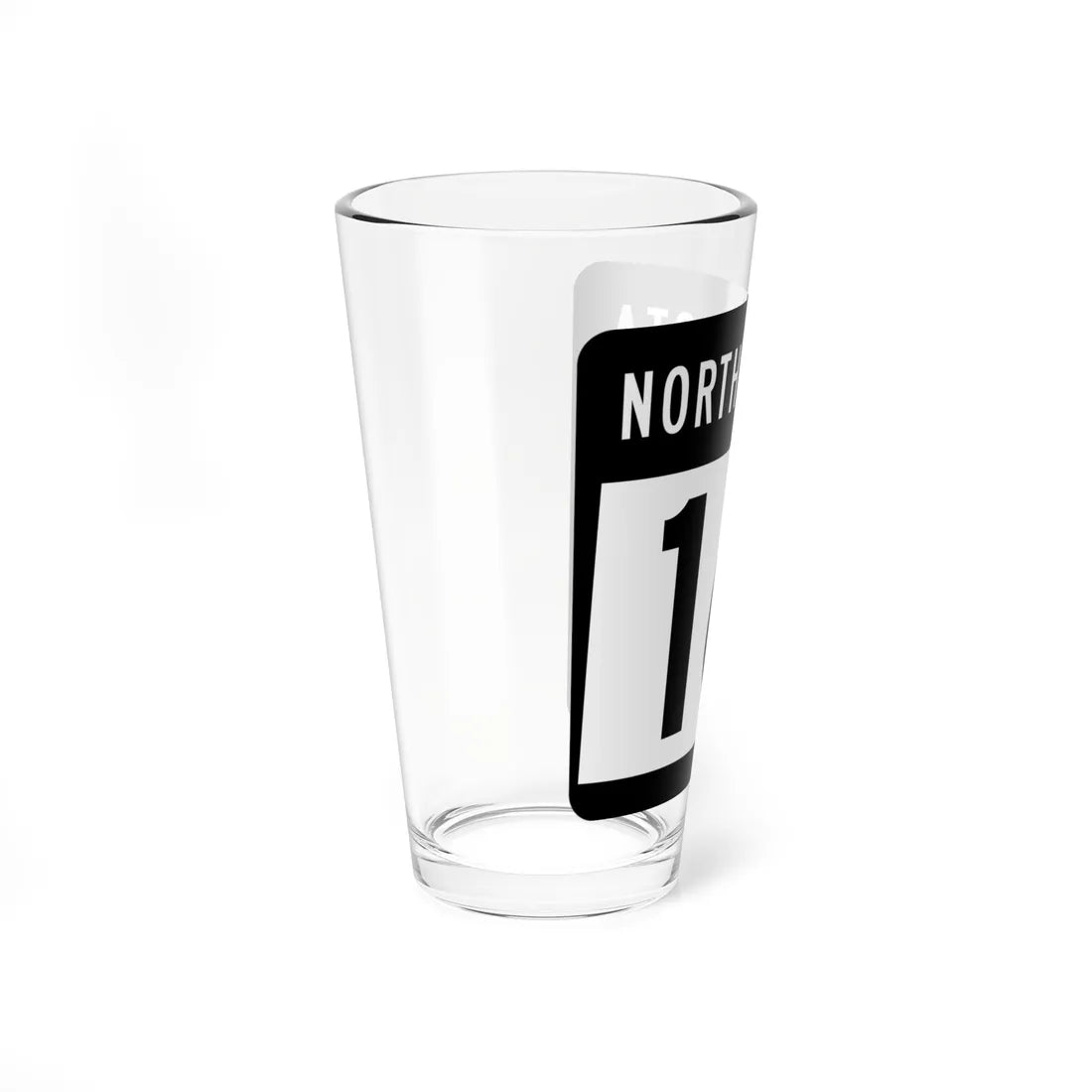 ND-16 2015 (North Dakota) (Road Sign) Pint Glss 16oz - Go Mug Yourself