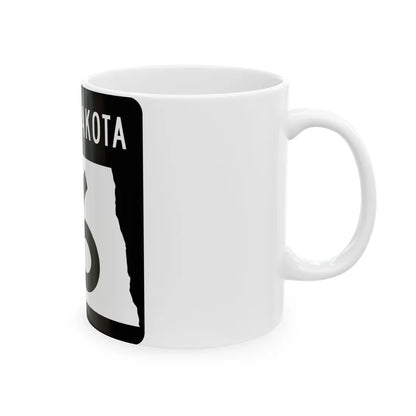 ND-16 2015 (North Dakota) (Road Sign) White Coffee Mug - Go Mug Yourself