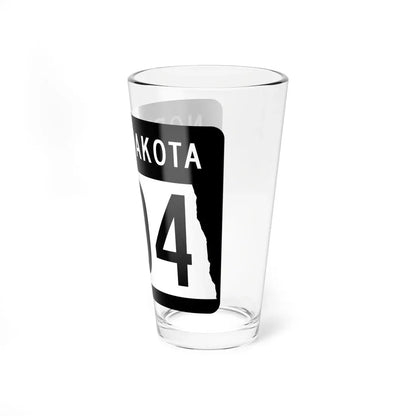 ND-1804 2015 (North Dakota) (Road Sign) Pint Glass 16oz - Go Mug Yourself