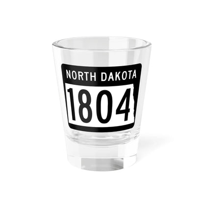 ND-1804 2015 (North Dakota) (Road Sign) Shot Glass 1.5oz 1.5oz - Go Mug Yourself