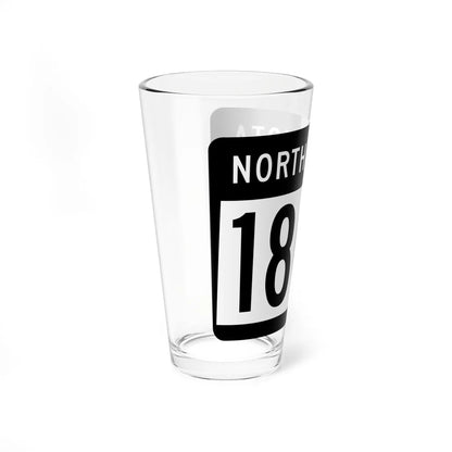 ND-1806 2015 (North Dakota) (Road Sign) Pint Glss 16oz - Go Mug Yourself