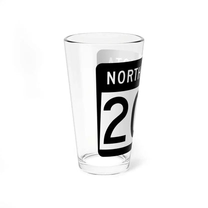 ND-200 2015 (North Dakota) (Road Sign) Pint Glass 16oz - Go Mug Yourself