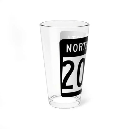 ND-200A 2015 (North Dakota) (Road Sign) Pint Glass 16oz - Go Mug Yourself