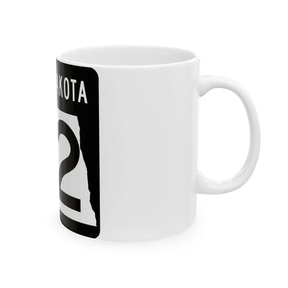 ND-22 2015 (North Dakota) (Road Sign) White Coffee Mug - Go Mug Yourself