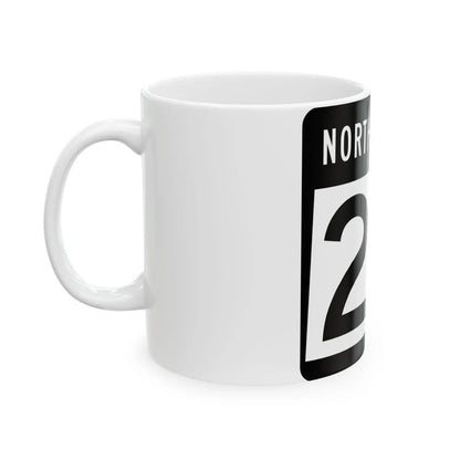 ND-23 2015 (North Dakota) (Road Sign) White Coffee Mug - Go Mug Yourself