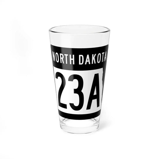ND-23A 2015 (North Dakota) (Road Sign) Pint Glass 16oz 16oz - Go Mug Yourself