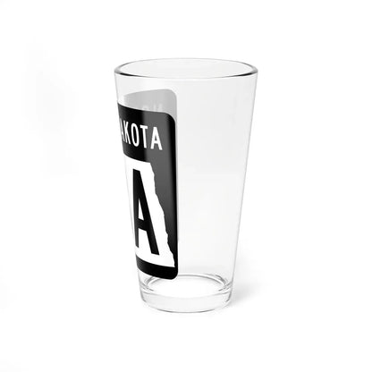 ND-23A 2015 (North Dakota) (Road Sign) Pint Glass 16oz - Go Mug Yourself