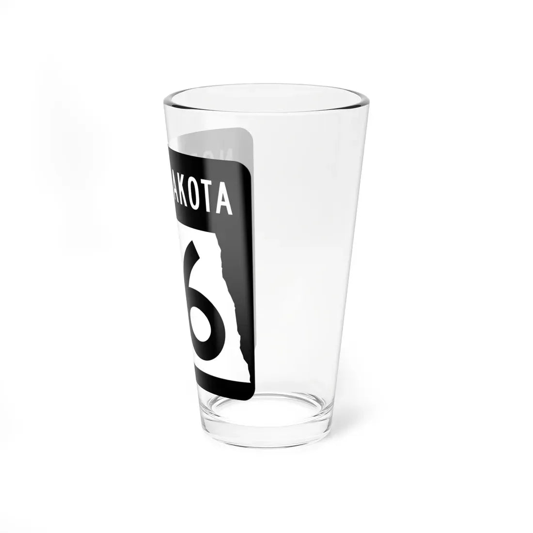 ND-26 2015 (North Dakota) (Road Sign) Pint Glass 16oz - Go Mug Yourself