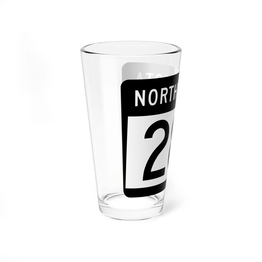 ND-281 2015 (North Dakota) (Road Sign) Pint Glss 16oz - Go Mug Yourself