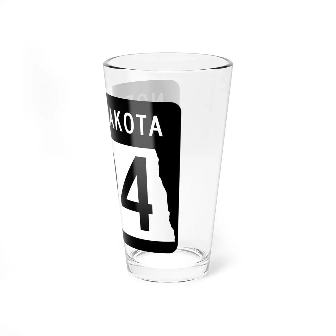 ND-294 2015 (North Dakota) (Road Sign) Pint Glass 16oz - Go Mug Yourself