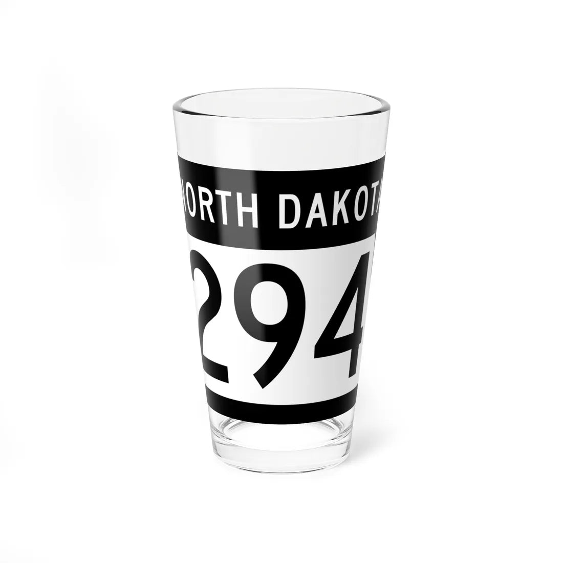 ND-294 2015 (North Dakota) (Road Sign) Pint Glss 16oz 16oz - Go Mug Yourself
