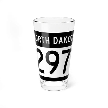 ND-297 2015 (North Dakota) (Road Sign) Pint Glass 16oz 16oz - Go Mug Yourself