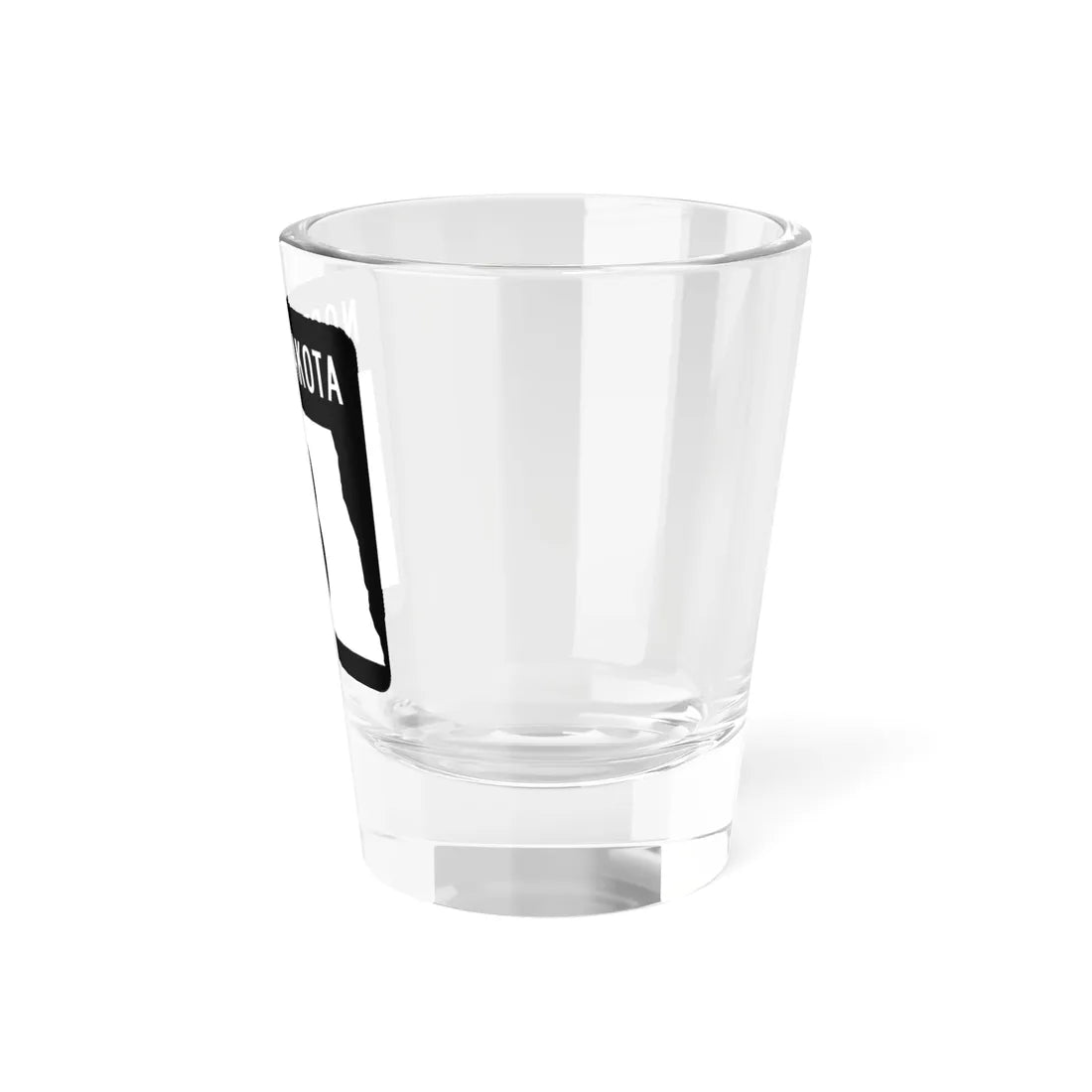 ND-3 2015 (North Dakota) (Road Sign) Shot Glass 1.5oz - Go Mug Yourself