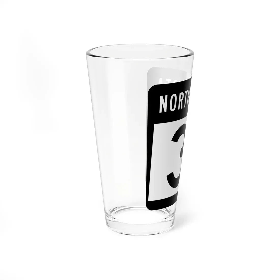 ND-31 2015 (North Dakota) (Road Sign) Pint Glass 16oz - Go Mug Yourself