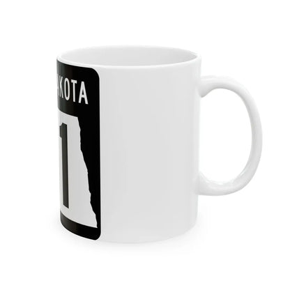 ND-31 2015 (North Dakota) (Road Sign) White Coffee Mug - Go Mug Yourself