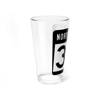 ND-32 2015 (North Dakota) (Road Sign) Pint Glss 16oz - Go Mug Yourself