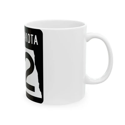 ND-32 2015 (North Dakota) (Road Sign) White Coffee Mug - Go Mug Yourself