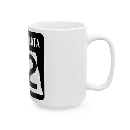 ND-32 2015 (North Dakota) (Road Sign) White Coffee Mug - Go Mug Yourself