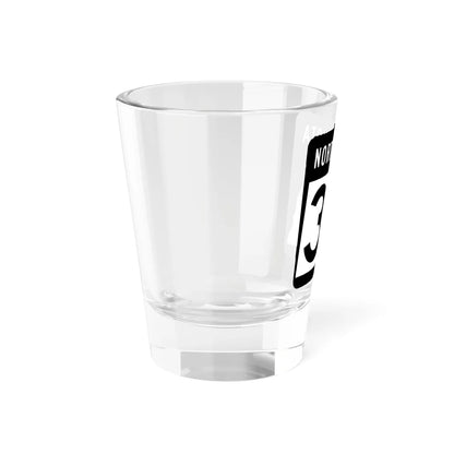 ND-34 2015 (North Dakota) (Road Sign) Shot Glass 1.5oz - Go Mug Yourself